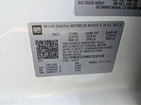 Used 2021 GMC Sierra 1500 SLT w/ SLT Premium Plus Package image 22