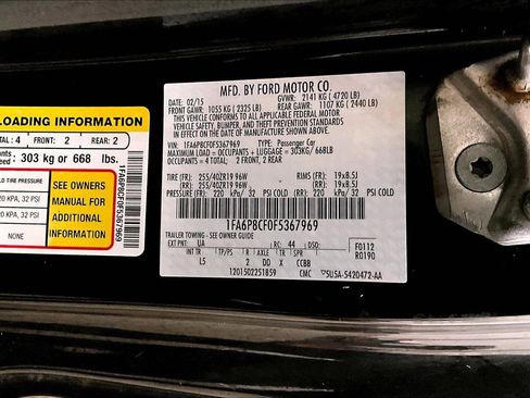 Used 2015 Ford Mustang GT Premium w/ 50 Years Appearance Package image 33