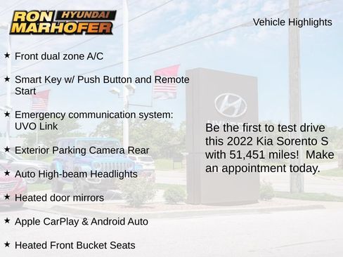 Used 2022 Kia Sorento S FWD image 2