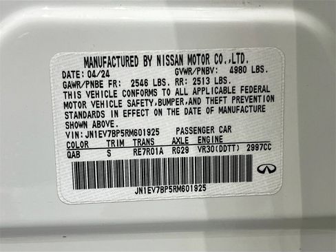 Used 2024 INFINITI Q50 Luxe w/ Cargo Package image 32