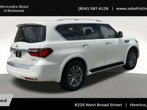 Used 2021 INFINITI QX80 Luxe w/ Cargo Package AWD/4WD image 2