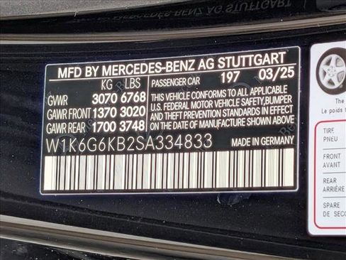 Certified 2025 Mercedes-Benz S 580e 4MATIC Sedan image 28