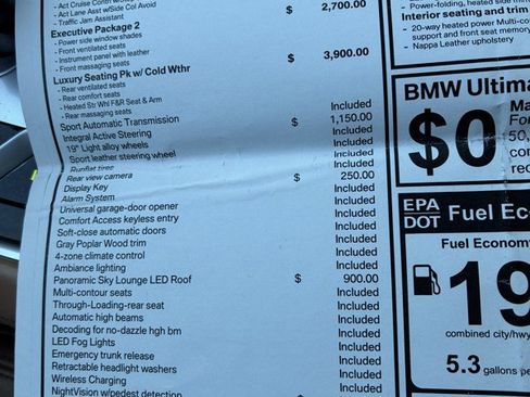 Used 2016 BMW 750i xDrive image 19