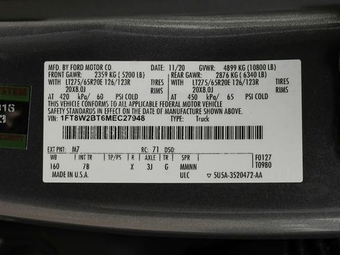 Used 2021 Ford F250 Platinum w/ FX4 Off-Road Package image 70