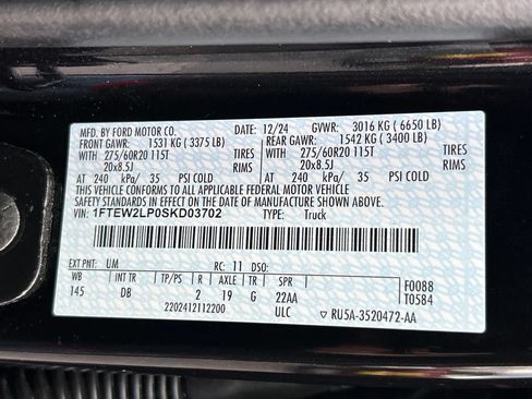 Used 2025 Ford F150 STX w/ Equipment Group 200A AWD/4WD image 22