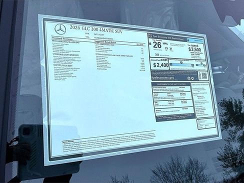 New 2026 Mercedes-Benz GLC 300 GLC 300 4MATIC SUV image 16