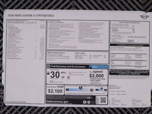 New 2026 MINI Cooper S image 17