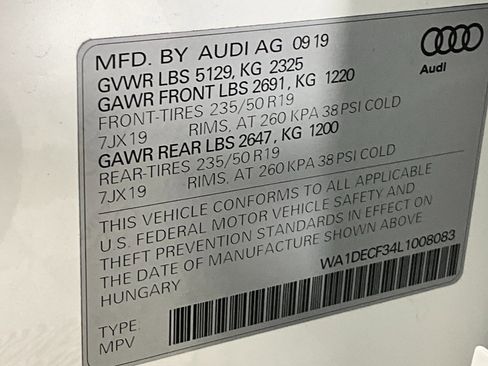 Used 2020 Audi Q3 2.0T Premium w/ Convenience Package image 30