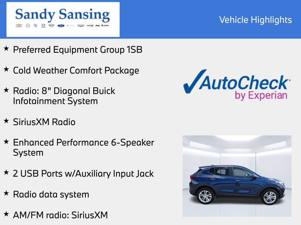 Used 2023 Buick Encore GX Preferred w/ Cold Weather Comfort Package AWD/4WD image 7