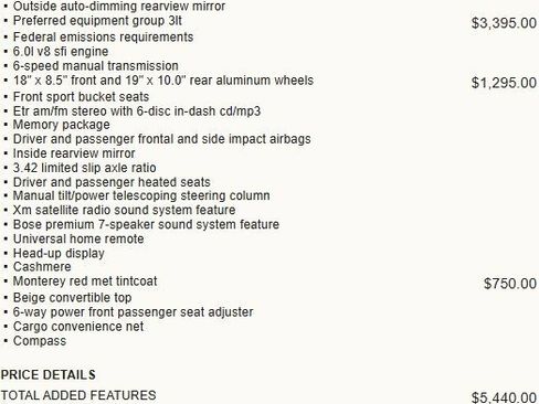 Used 2006 Chevrolet Corvette Convertible w/ Preferred Equipment Group image 2