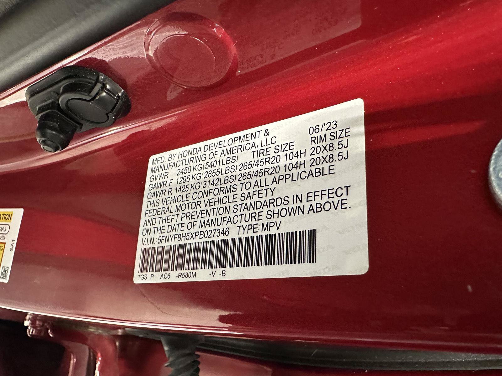 Certified 2023 Honda Passport EX-L image 12