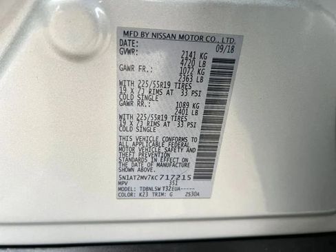 Used 2019 Nissan Rogue SL w/ Premium Package AWD/4WD image 27
