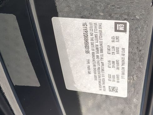 Used 2017 Chevrolet Corvette Z06 w/ Chrome Badge Package image 61