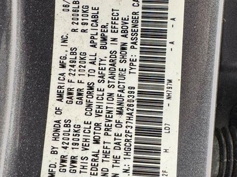 Used 2017 Honda Accord LX image 40