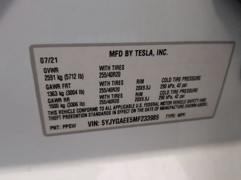 Used 2021 Tesla Model Y Long Range AWD/4WD image 34