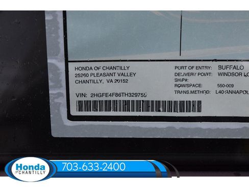 New 2026 Honda Civic Sport Touring image 36