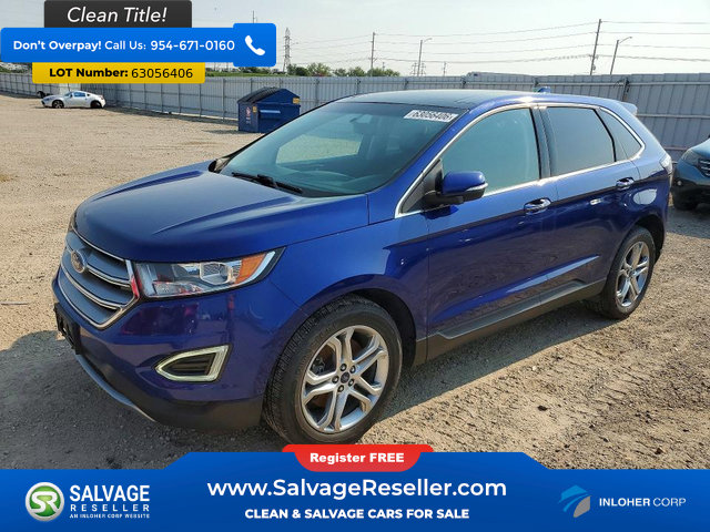 Used 2015 Ford Edge Titanium w/ Equipment Group 301A AWD/4WD image 1
