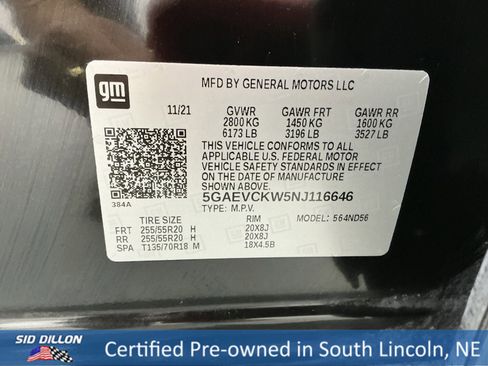 Used 2022 Buick Enclave Avenir w/ Avenir Technology Package image 16