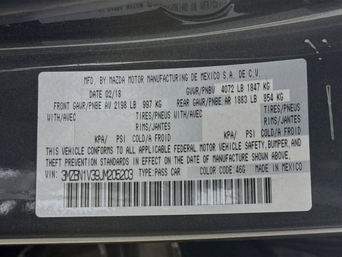 Used 2018 MAZDA MAZDA3 Touring FWD image 35