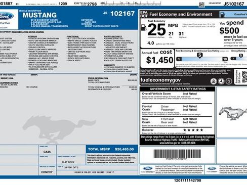 Certified 2018 Ford Mustang Coupe image 10