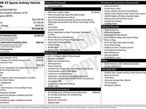 Used 2022 BMW X5 xDrive45e w/ Executive Package AWD/4WD image 51