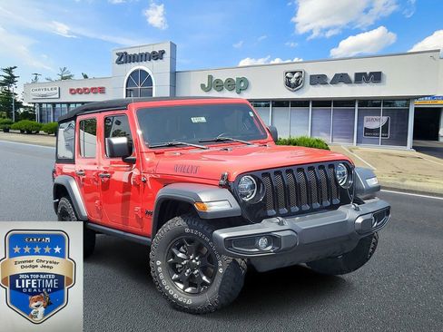 Certified 2022 Jeep Wrangler Unlimited Sport AWD/4WD image 1
