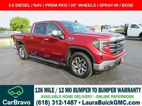 Certified 2023 GMC Sierra 1500 SLT w/ SLT Premium Package AWD/4WD image 1