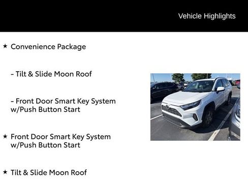 Used 2024 Toyota RAV4 XLE w/ Convenience Package FWD image 7
