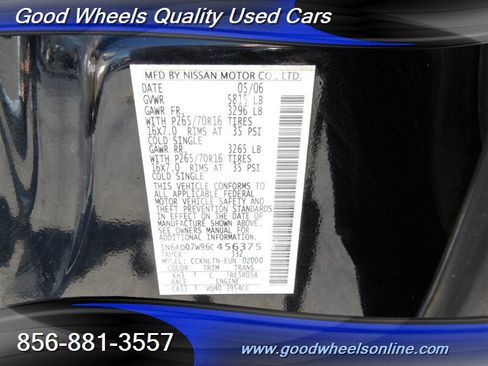 Used 2006 Nissan Frontier SE w/ (P01) Power Pkg image 32