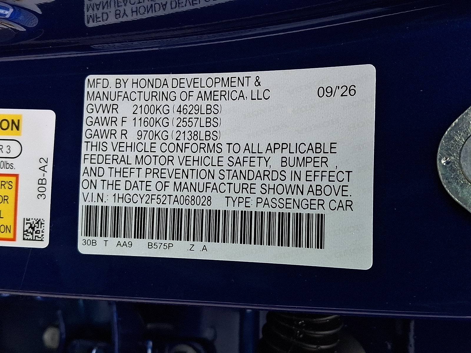 New 2026 Honda Accord Sport image 10