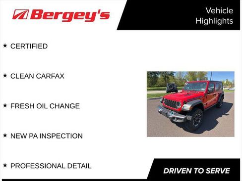 Certified 2025 Jeep Wrangler Unlimited Rubicon 4xe w/ Convenience Group AWD/4WD image 5