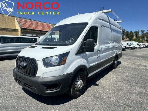 Used 2023 Ford Transit 350 148 High Roof Extended w/ Fleet Safety Package RWD image 4