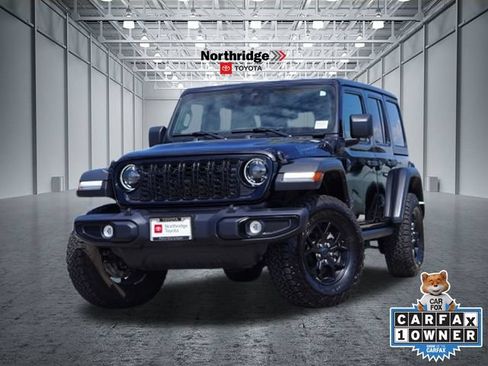 Used 2025 Jeep Wrangler Unlimited Sport S 4xe AWD/4WD image 1