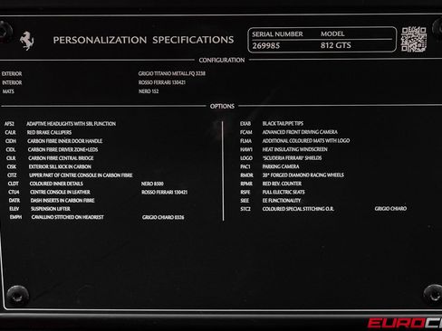 Used 2022 Ferrari 812 GTS image 22
