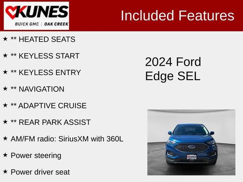 Used 2024 Ford Edge SEL AWD/4WD image 2