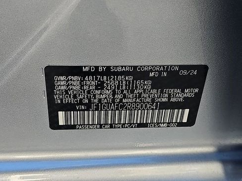 Used 2024 Subaru Impreza 2.0i Sport AWD/4WD image 27