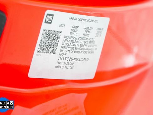 Used 2025 Chevrolet Corvette Stingray Premium Cpe w/ Z51 Performance Package image 45