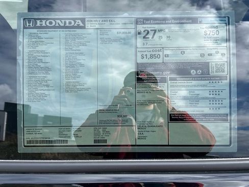 New 2026 Honda HR-V EX-L image 30