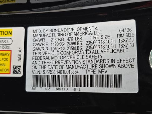 New 2026 Honda CR-V EX image 34