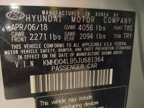 Used 2018 Hyundai Elantra Sport w/ Cargo Package FWD image 33
