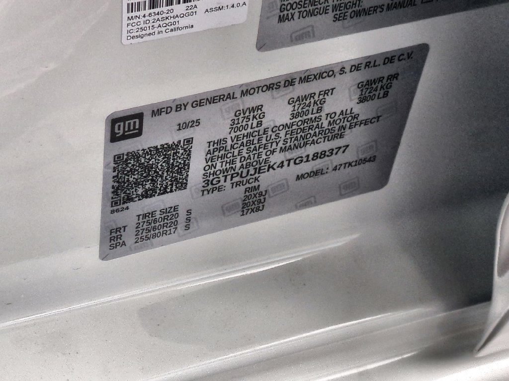 Certified 2026 GMC Sierra 1500 Elevation AWD/4WD image 38