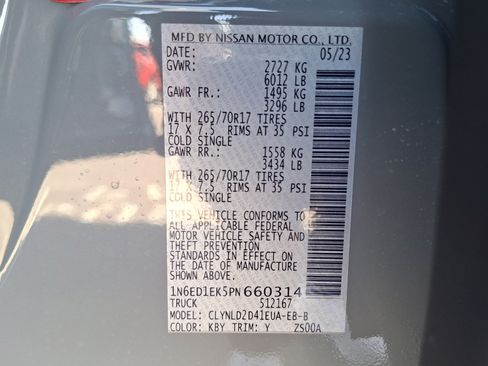 Certified 2023 Nissan Frontier PRO-4X w/ Pro-4X Premium Package image 26