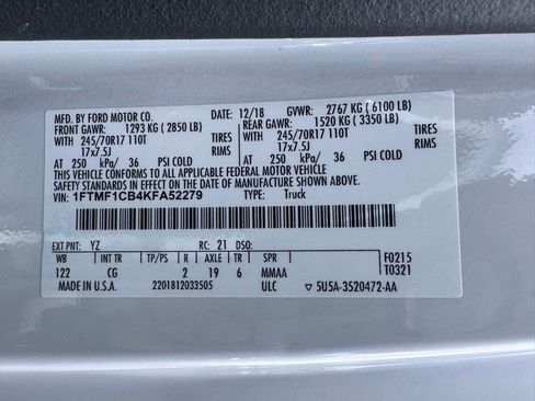 Used 2019 Ford F150 XL w/ Equipment Group 101A Mid RWD image 36