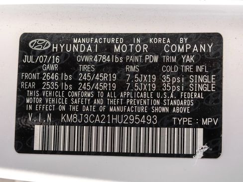 Used 2017 Hyundai Tucson Limited w/ Limited Ultimate Package 03 AWD/4WD image 38