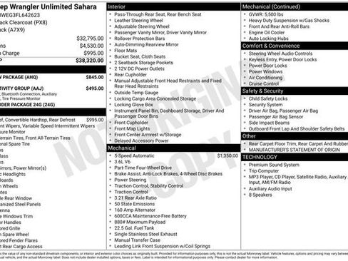 Used 2015 Jeep Wrangler Unlimited Sahara w/ Max Tow Package AWD/4WD image 2
