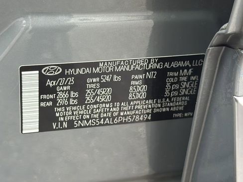 Certified 2023 Hyundai Santa Fe Calligraphy w/ Cargo Package FWD image 45