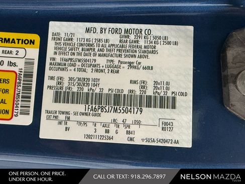 Used 2021 Ford Mustang Shelby GT500 w/ Technology Package RWD image 50