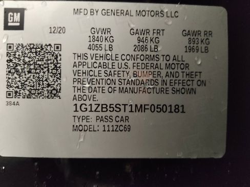 Used 2021 Chevrolet Malibu LS FWD image 33