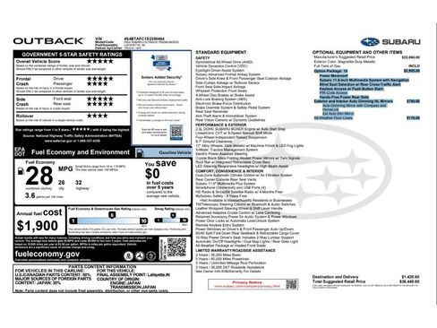 Used 2025 Subaru Outback Premium AWD/4WD image 9