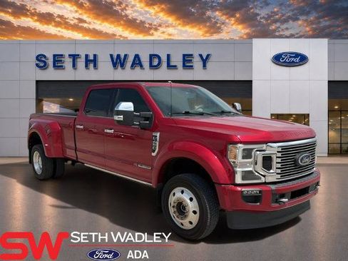 Certified 2022 Ford F450 Platinum w/ FX4 Off-Road Package AWD/4WD image 1
